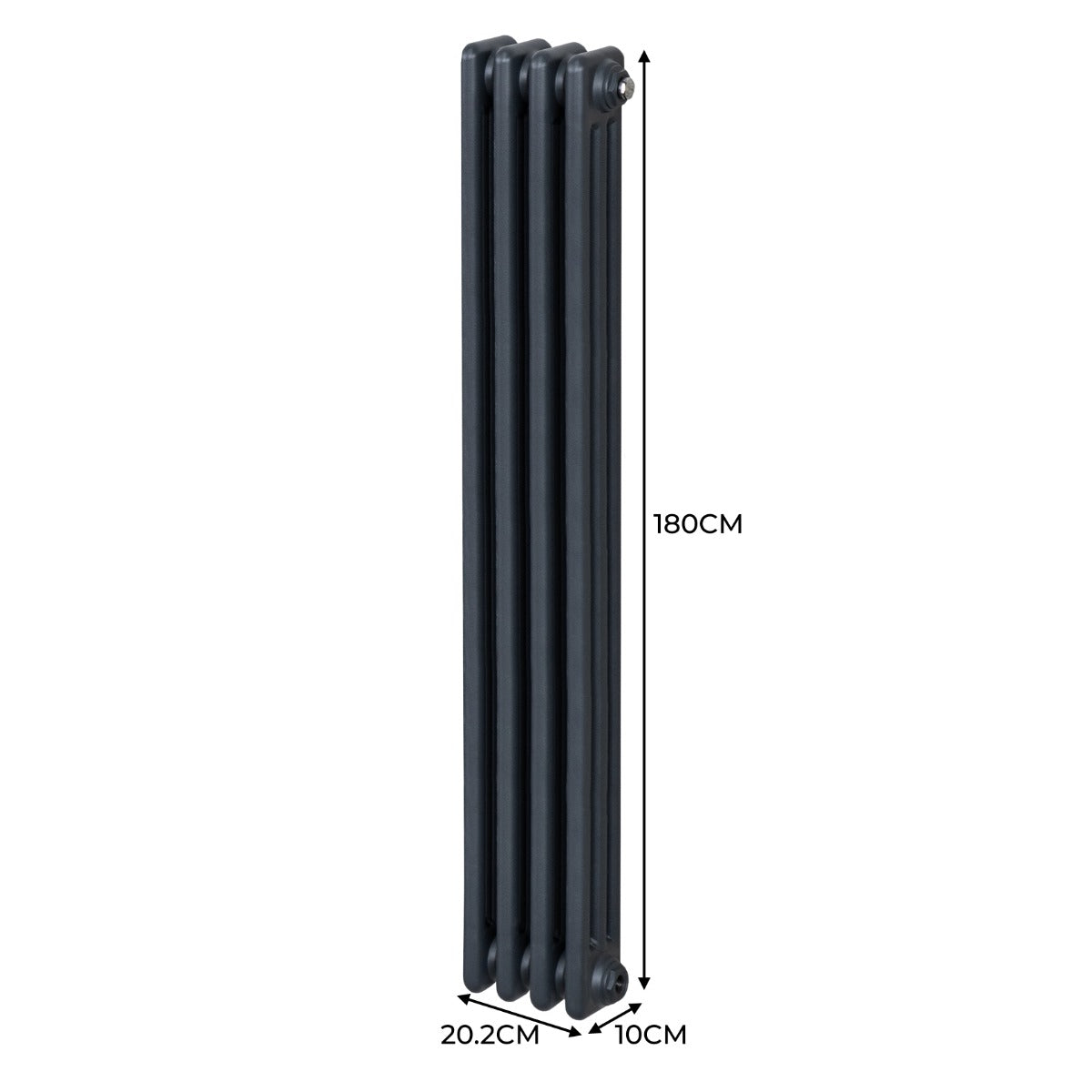 Traditional 3Column Radiator 1800x202 Anthracite