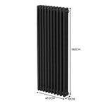 Monster Shop Traditional Radiator 1800x472mm 3-Column Home - Radiator