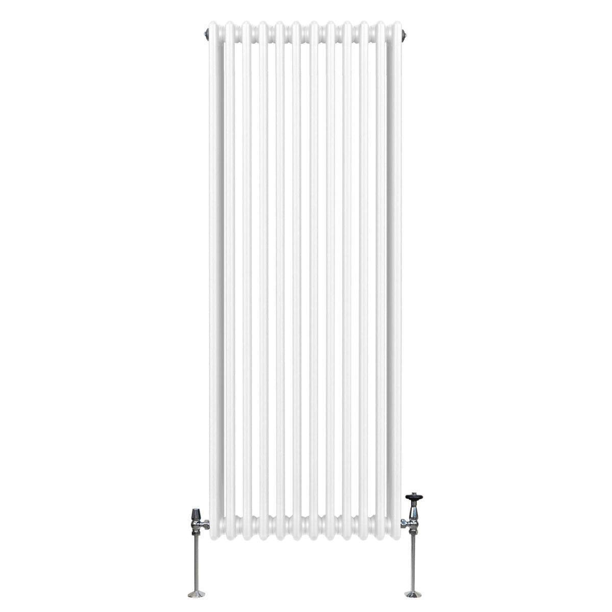 Traditional Three Column Radiator 1800x562mm White Finish Premium Carbon Steel 1.5mm Ideal For Homes