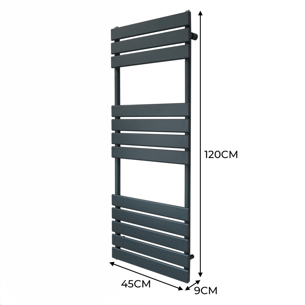 Syncx Towel Radiator 1200x450 Flat Panel Home