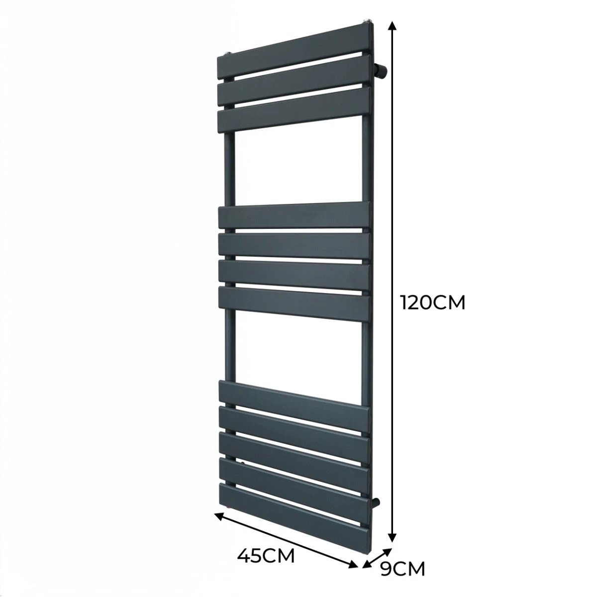 Monster Shop Syncx Towel Radiator 1200x450 Flat Panel Home - Radiator