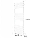 Monster Shop Premium Flat Panel Towel Radiator 1200x450 Bath - Radiator