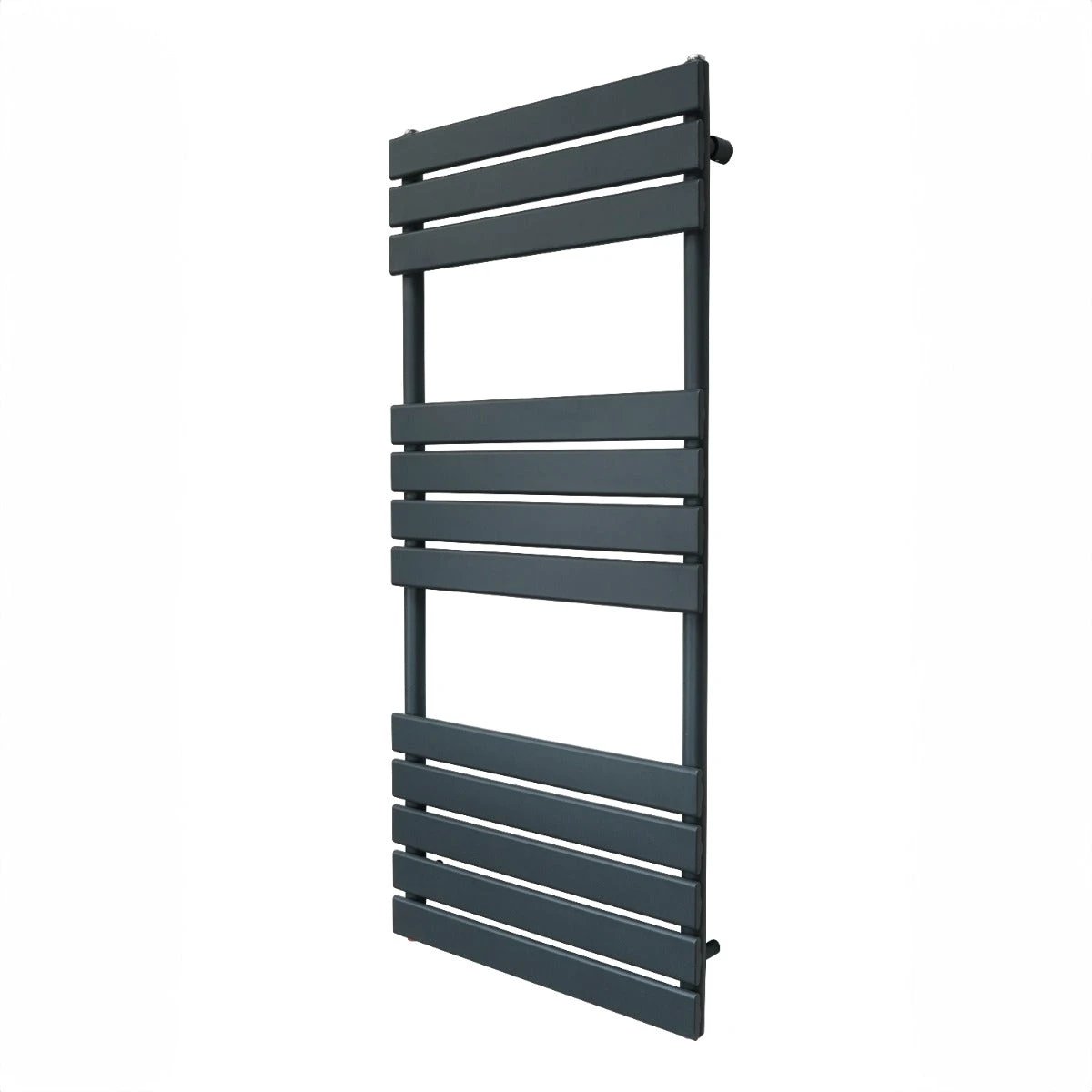 Premium Flat Panel Towel Radiator 1200mm x 500mm Anthracite 1.5mm Carbon Steel Wall Mounted for Bathrooms by Monster Shop