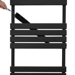 Premium Flat Panel Towel Radiator 1200x500mm Matte Black For Modern Bathrooms And Homes by Monster Shop