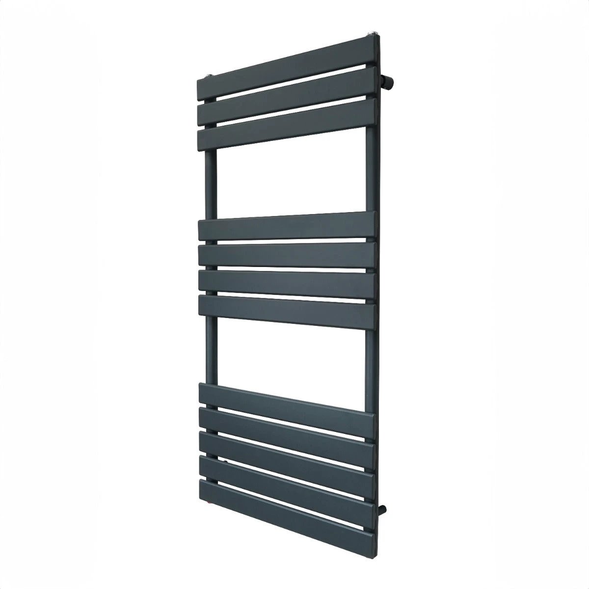 Premium Flat Panel Towel Radiator 1200x600mm Anthracite Carbon Steel 1.5mm For Bathrooms by Monster Shop