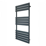 Premium Flat Panel Towel Radiator 1200x600mm Anthracite Carbon Steel 1.5mm For Bathrooms by Monster Shop