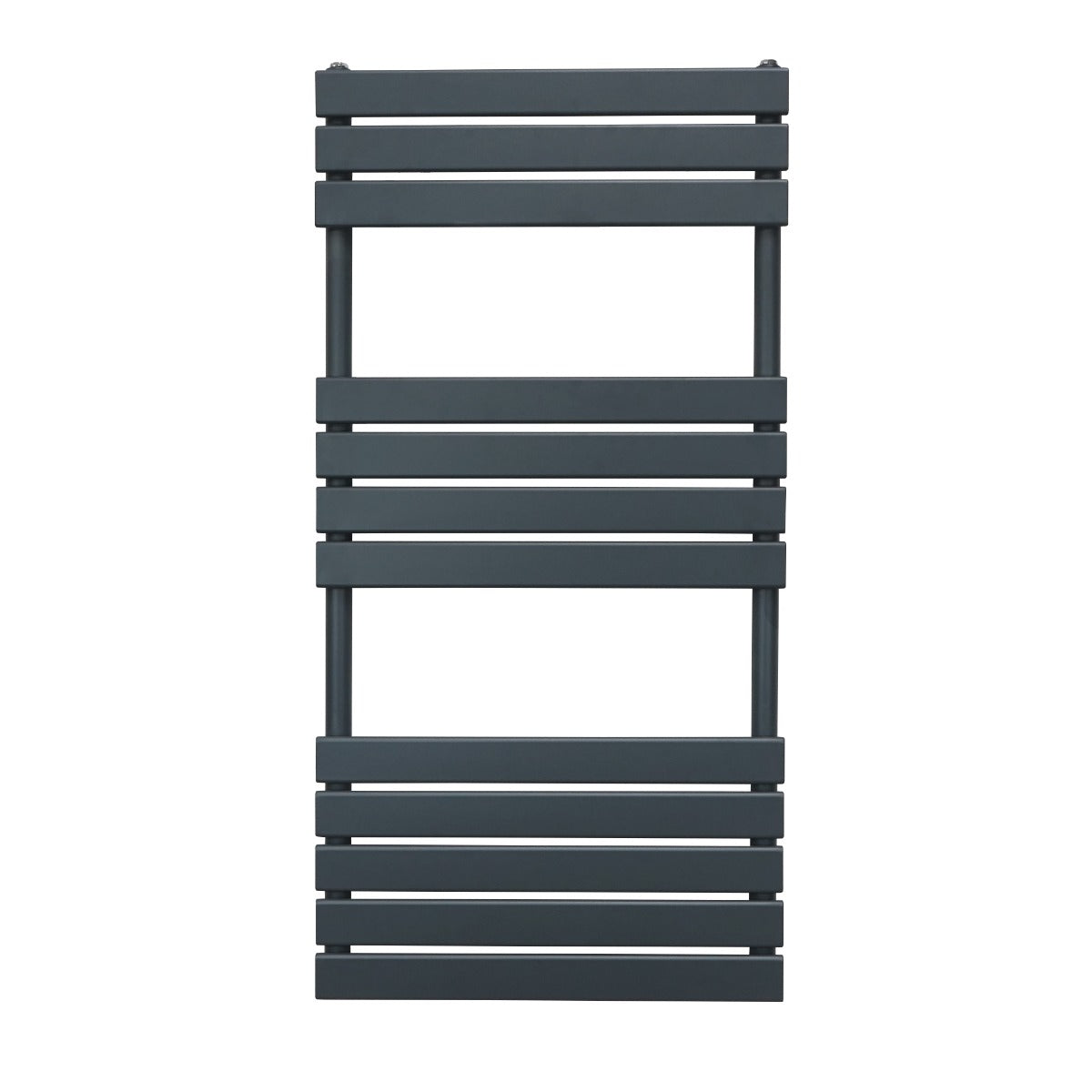 Premium Flat Panel Towel Radiator 1200x600mm Anthracite Carbon Steel 1.5mm For Bathrooms