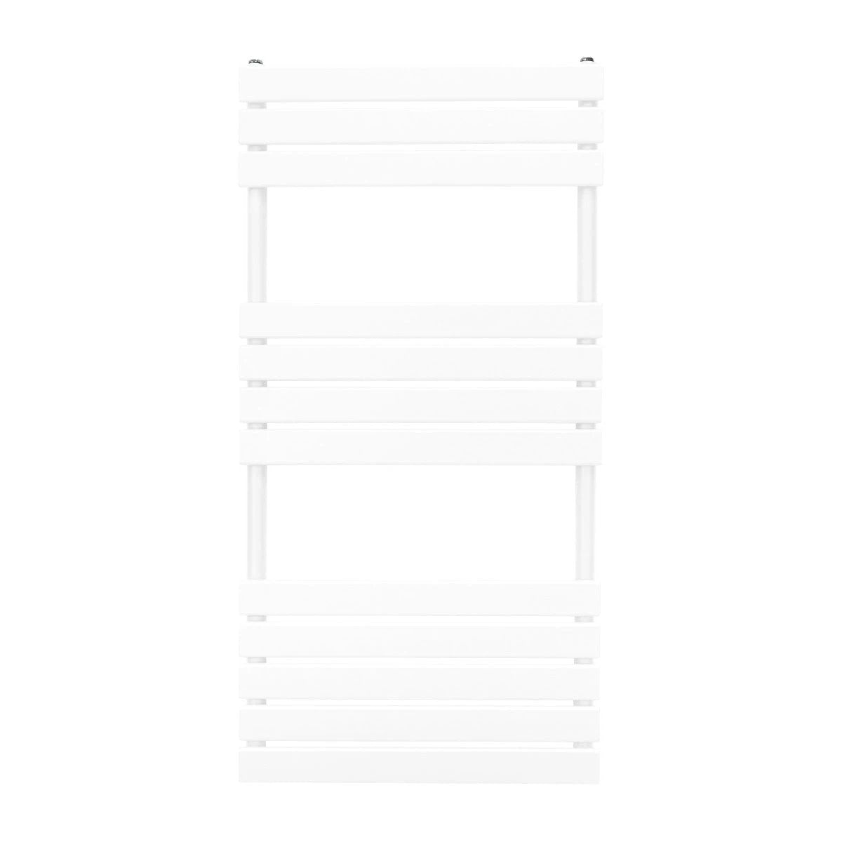 Monster Shop Premium White Flat Panel Towel Radiator 1200x600mm 1.5mm Carbon Steel Bathroom Heating Solution - Radiator