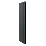 Premium Aluminium Radiator 1800mm By 395mm Anthracite Grey Flat Panel Lightweight 2.5mm Energy Efficient Home Heating by Monster Shop
