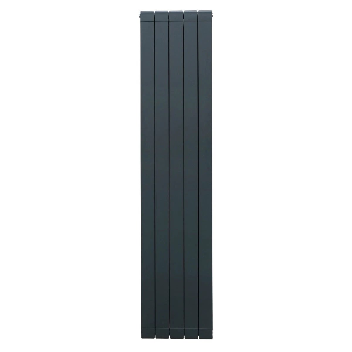 Premium Aluminium Radiator 1800mm By 395mm Anthracite Grey Flat Panel Lightweight 2.5mm Energy Efficient Home Heating by Monster Shop