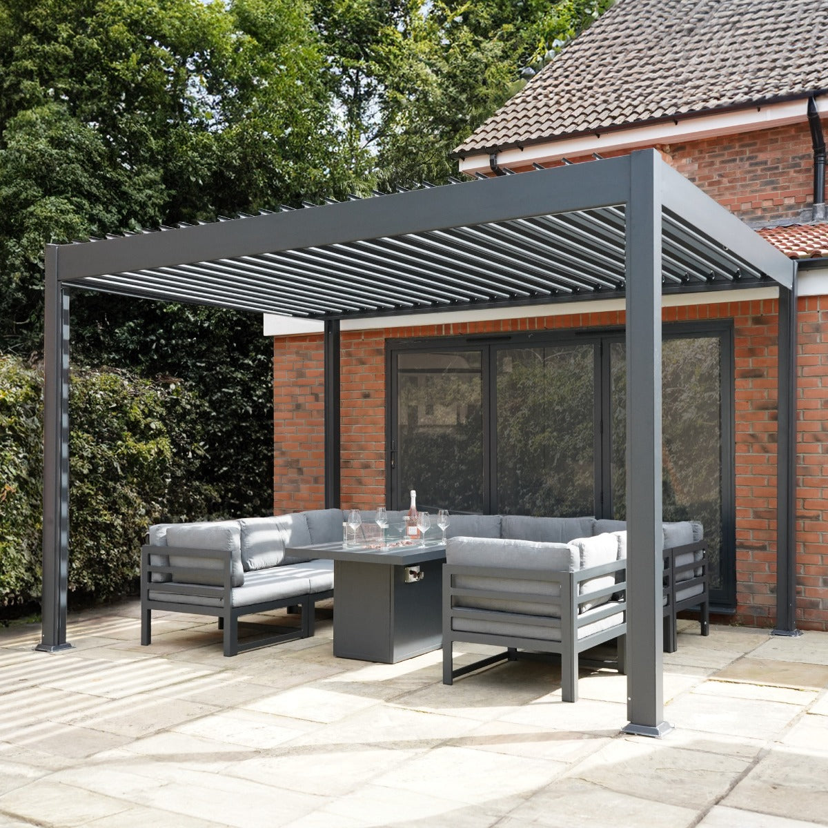 Premium Pergola 3m x 4m Aluminium Outdoor