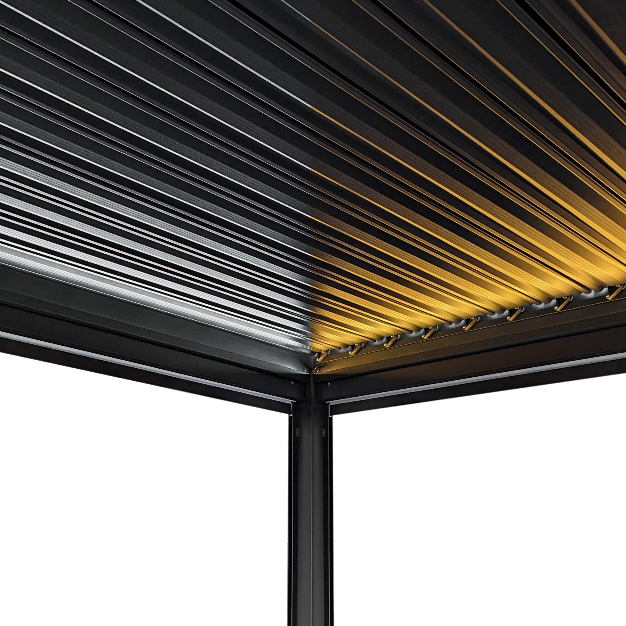 Premium Pergola 3m x 3m Aluminium With Blinds LED