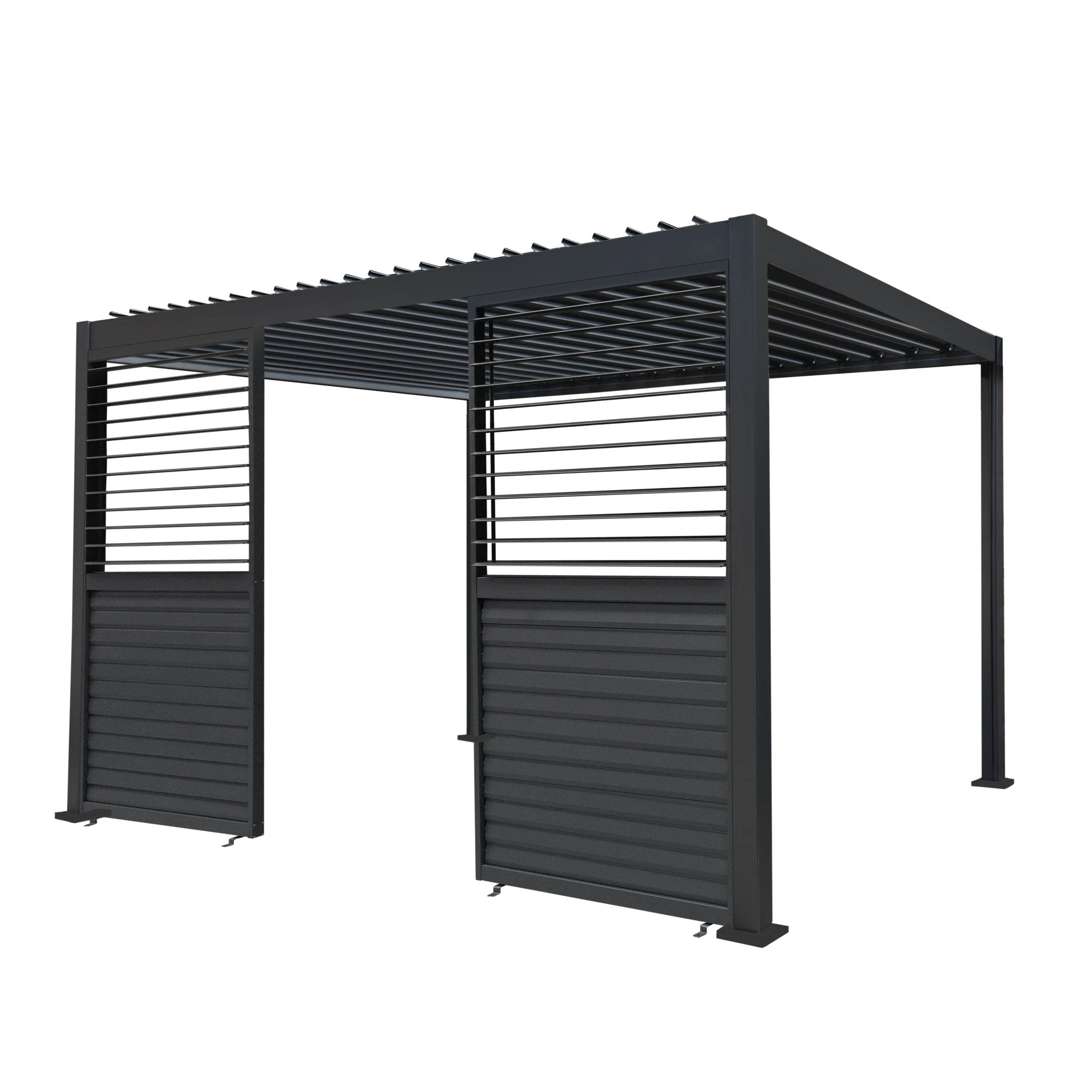 Monster Shop Premium Pergola Aluminium 3m x 4m Louvre Patio - Uncategorized Gazebos