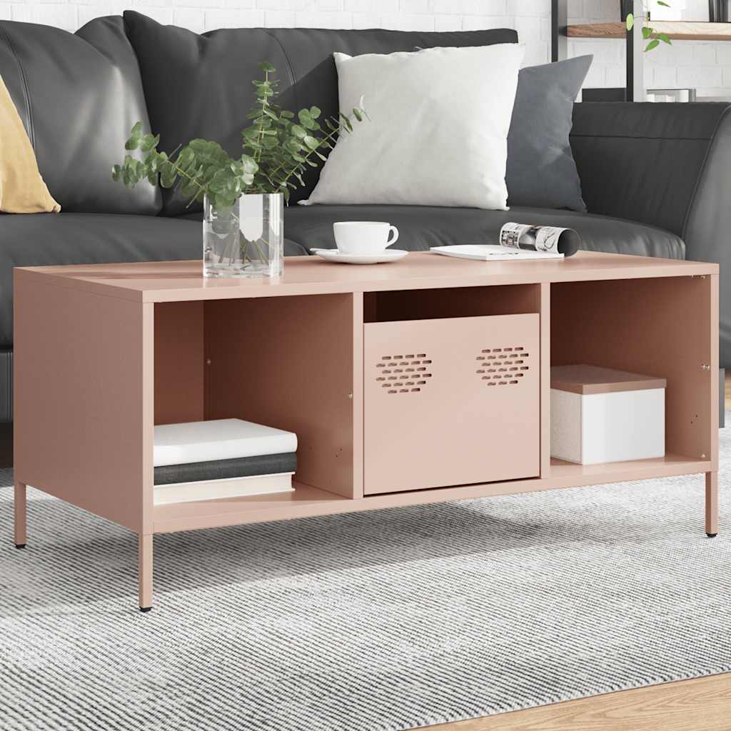 VidaXL Coffee Table 101.5x50x43.5 cm Steel