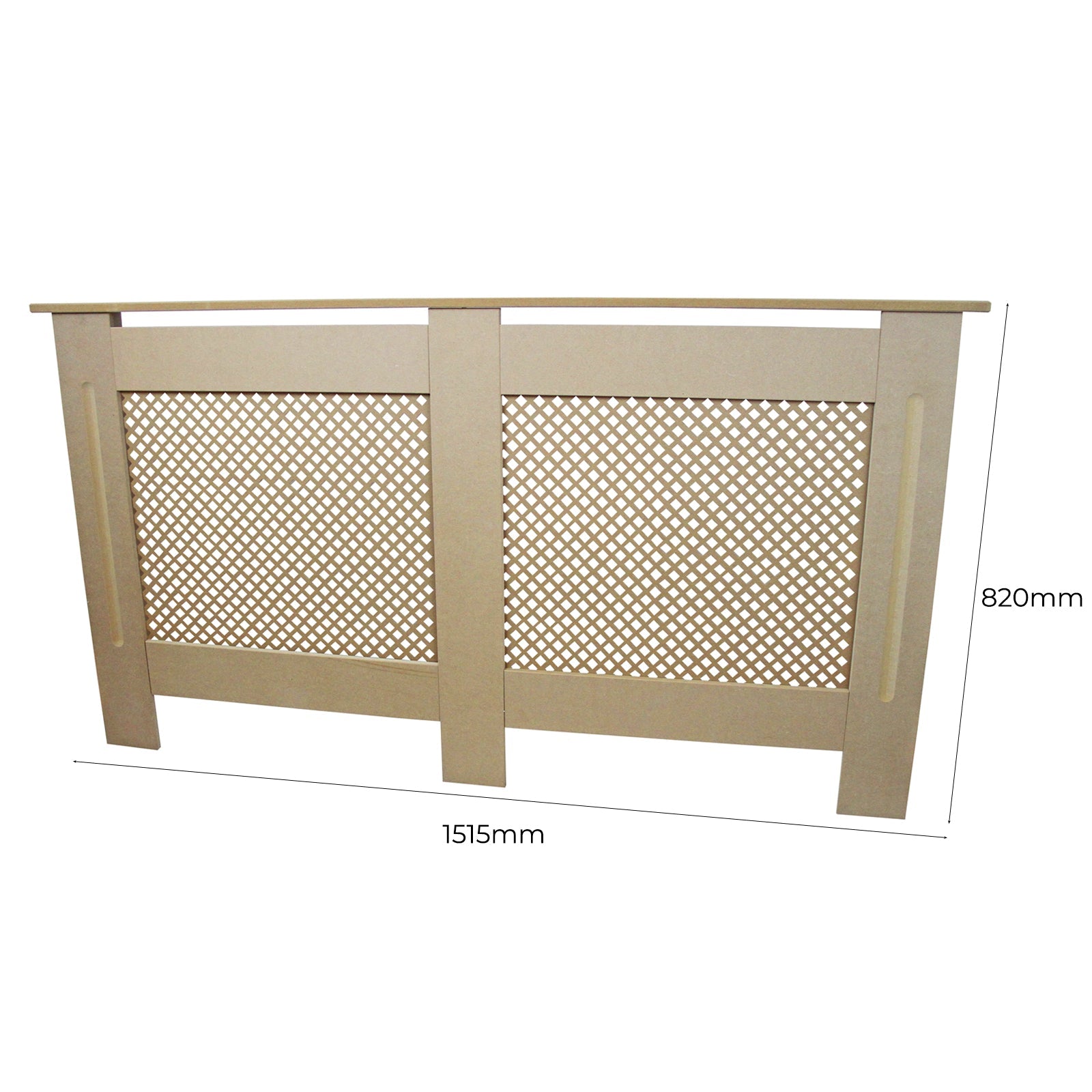 MDF Radiator Cover 1515mm Trellis Grill ChildSafe