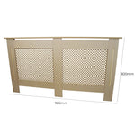 MDF Radiator Cover 1515mm Trellis Grill ChildSafe by Monster Shop