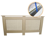 Monster Shop Premium Radiator Cover 1720mm Trellis Front Heat Preserving Family Homes For Living Areas - Radiator