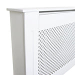 Monster Shop Quality Radiator Cover 1515mm Trellis Grill Front MDF White For Kid Safety In Modern Homes - Radiator