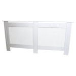 Premium Radiator Cover 1720mm White MDF Trellis Front For Child And Pet Safe Homes by Monster Shop