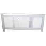 White Radiator Cover 1400-1920mm Trellis Grill by Monster Shop