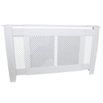 White Radiator Cover 1400-1920mm Trellis Grill by Monster Shop
