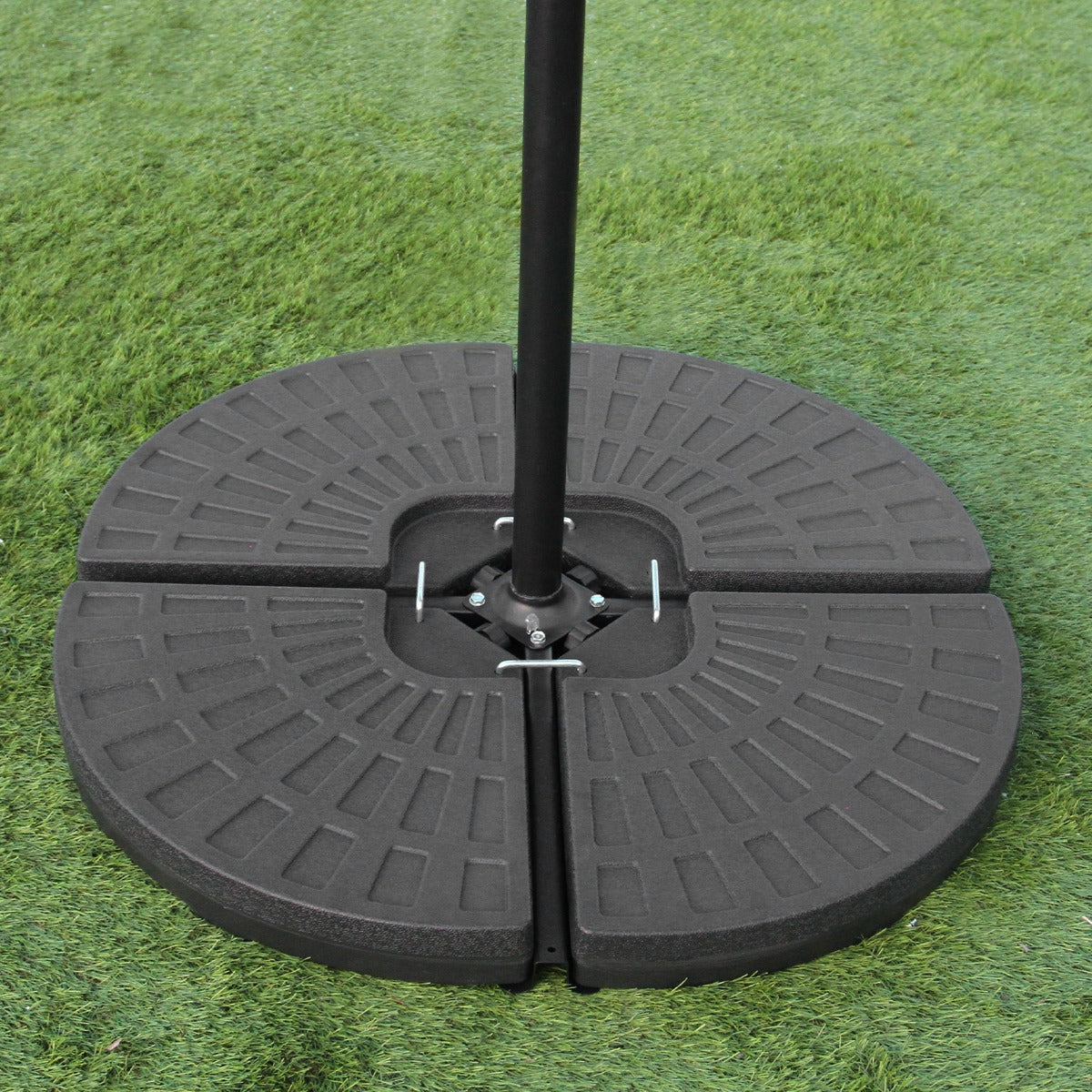 Sturdy Cantilever Parasol Base Fan Design