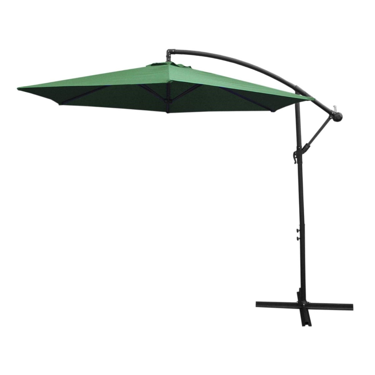 Premium Cantilever Parasol With Crank And Fan Base For Outdoor Gardens And Patios