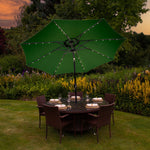 Eco LED Tilt Parasol 2.7m UV Protection Garden - Monster Shop - Home Symphony