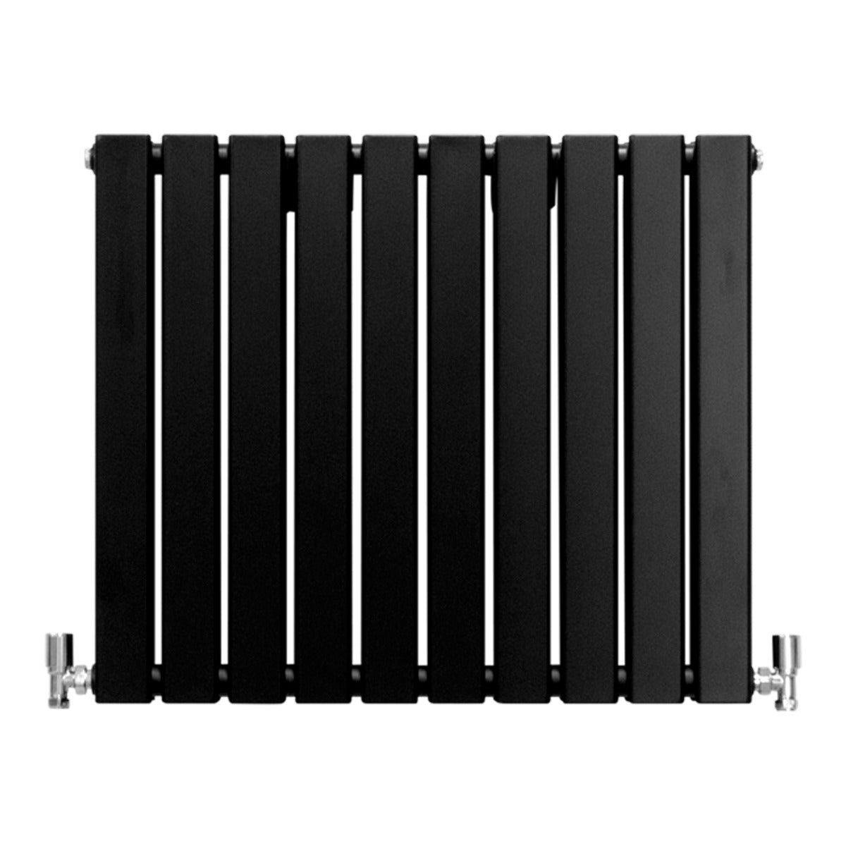 Designer Flat Panel Radiator 600x700 Matte Black