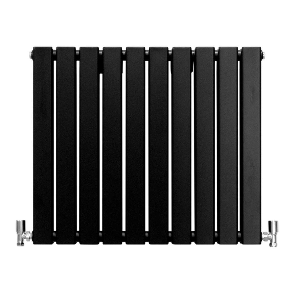 Designer Flat Panel Radiator 600x700 Matte Black by Monster Shop