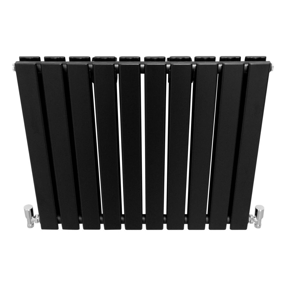 Designer Flat Panel Radiator 600x700 Matte Black by Monster Shop
