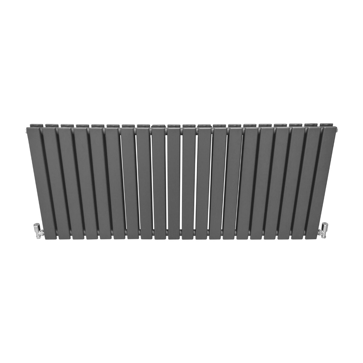 Designer Flat Panel Radiator 600mm x 1400mm Anthracite Grey For Modern Homes Interiors