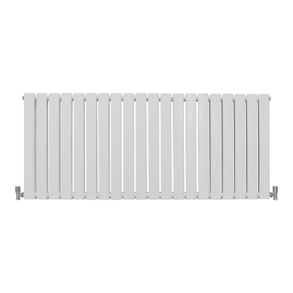 Designer Flat Panel Radiator Gloss White 600mm by 1400mm High Gloss Finish for Modern Homes