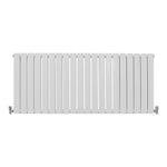 Designer Flat Panel Radiator Gloss White 600mm by 1400mm High Gloss Finish for Modern Homes by Monster Shop