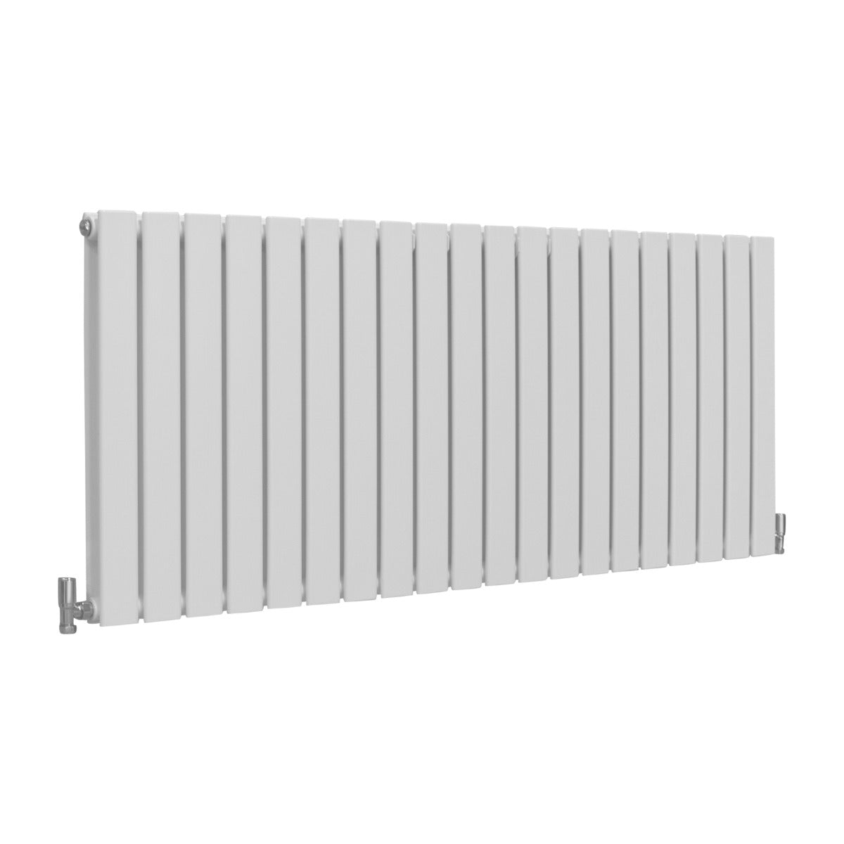 Designer Flat Panel Radiator Gloss White 600mm by 1400mm High Gloss Finish for Modern Homes