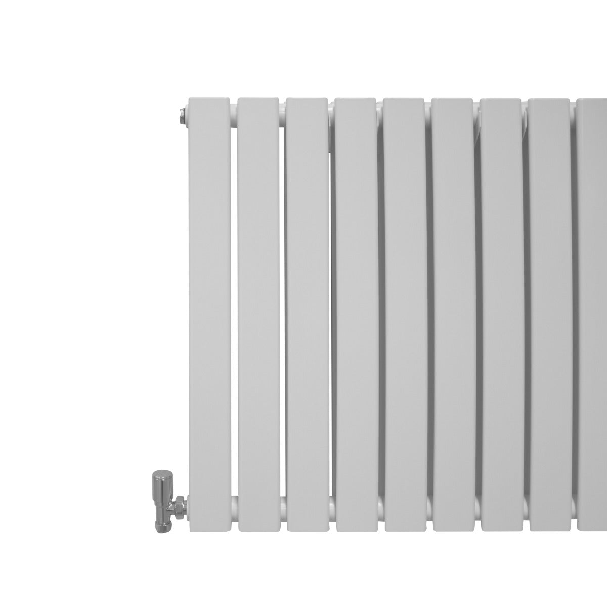 Designer Flat Panel Radiator Gloss White 600mm by 1400mm High Gloss Finish for Modern Homes