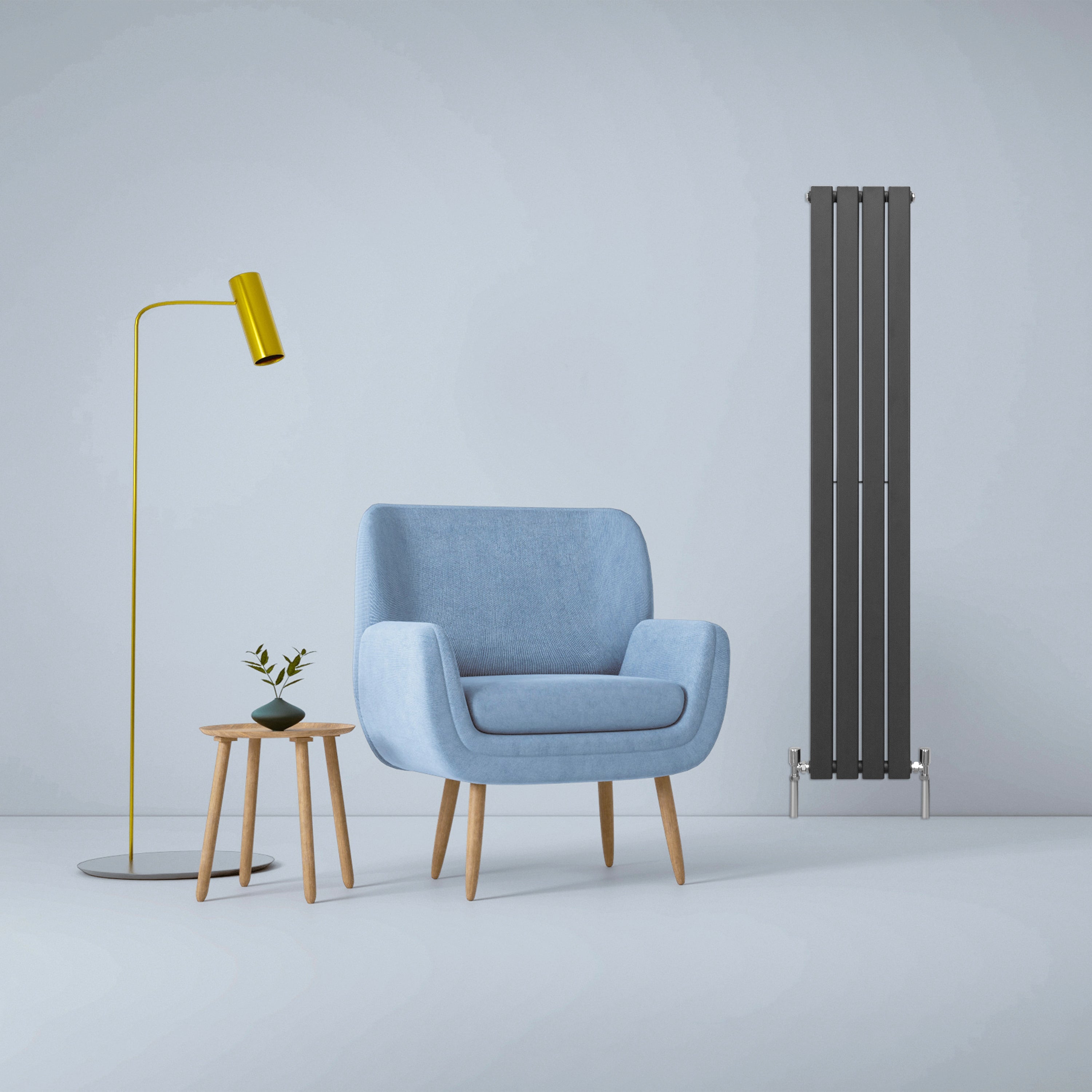 Premium Radiator 1600x280 Anthracite FlatPanel Home