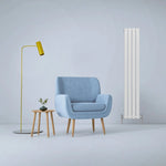 Monster Shop Designer Flat Panel Radiator 1600mm 280mm Gloss White Finish For Home And Office - Radiator
