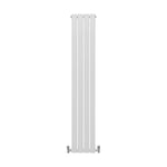 Monster Shop Designer Flat Panel Radiator 1600mm 280mm Gloss White Finish For Home And Office - Radiator