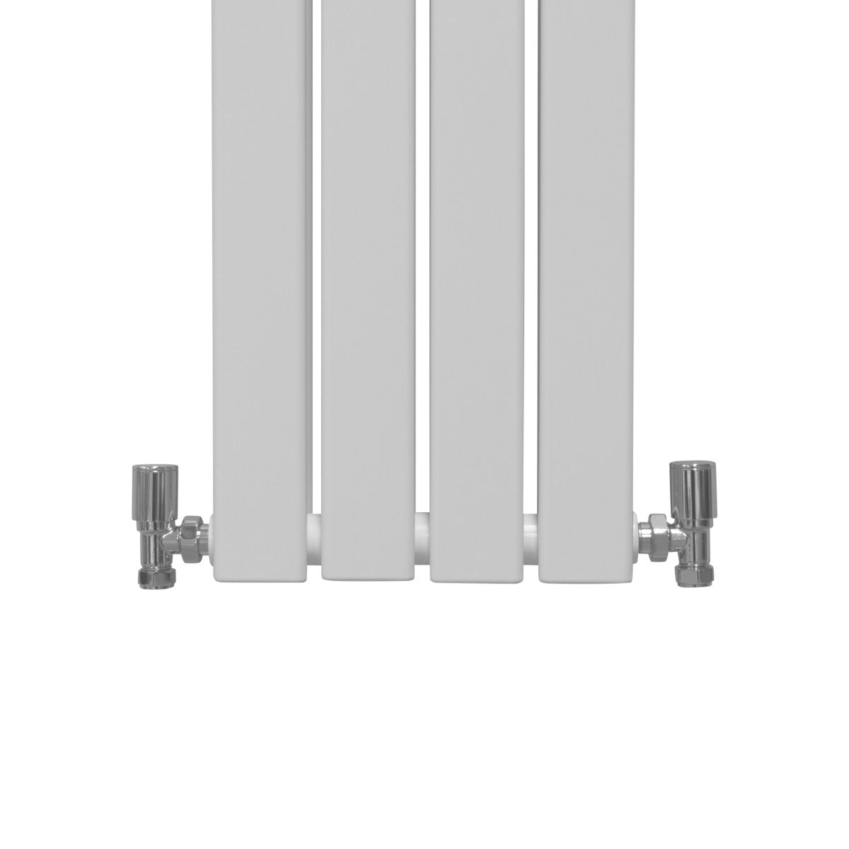 Designer Flat Panel Radiator 1600mm 280mm Gloss White Finish For Home And Office