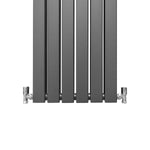 Designer Flat Panel Radiator 1600mm x 420mm Anthracite Finish for Modern Home Interiors by Monster Shop