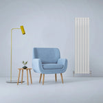 Designer Flat Panel Radiator 1600x420 Gloss White by Monster Shop