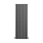 Monster Shop Designer Anthracite Grey Flat Panel Radiator 1600mm by 560mm Slimline Modern Heating for Home and Office - Radiator