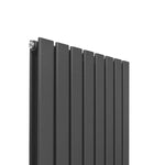 Monster Shop Designer Anthracite Grey Flat Panel Radiator 1600mm by 560mm Slimline Modern Heating for Home and Office - Radiator