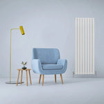 Monster Shop Lux Flat Panel Radiator 1600x560 Gloss White Home - Radiator