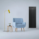 Monster Shop Designer Radiator 1600x560 Matte Black Home - Radiator