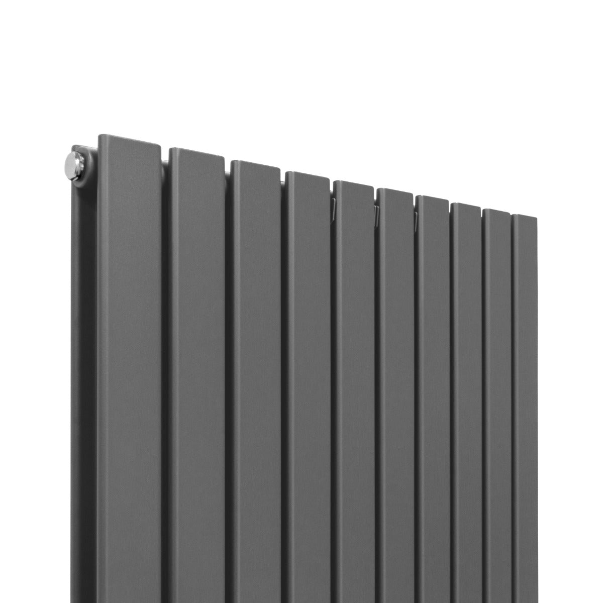 Designer Flat Panel Radiator 1600x700 Anthracite Finish for Modern Homes and Offices