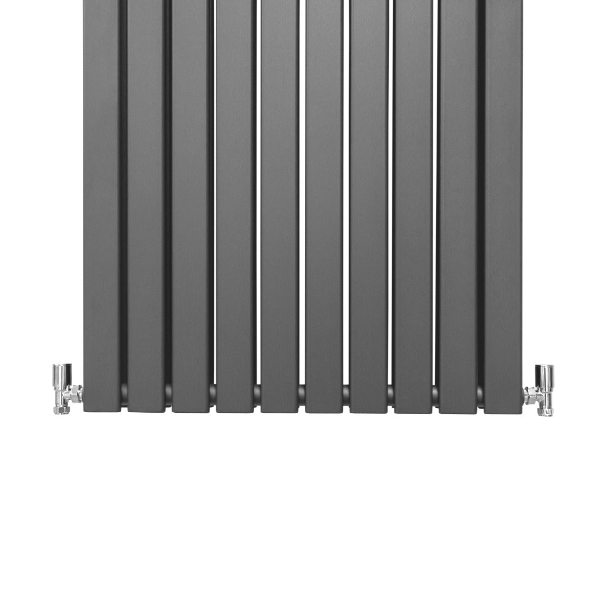 Designer Flat Panel Radiator 1600x700 Anthracite Finish for Modern Homes and Offices