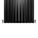 Monster Shop Designer Flat Panel Radiator 1600x700mm Matt Black Finish For Modern Homes And Interiors - Radiator
