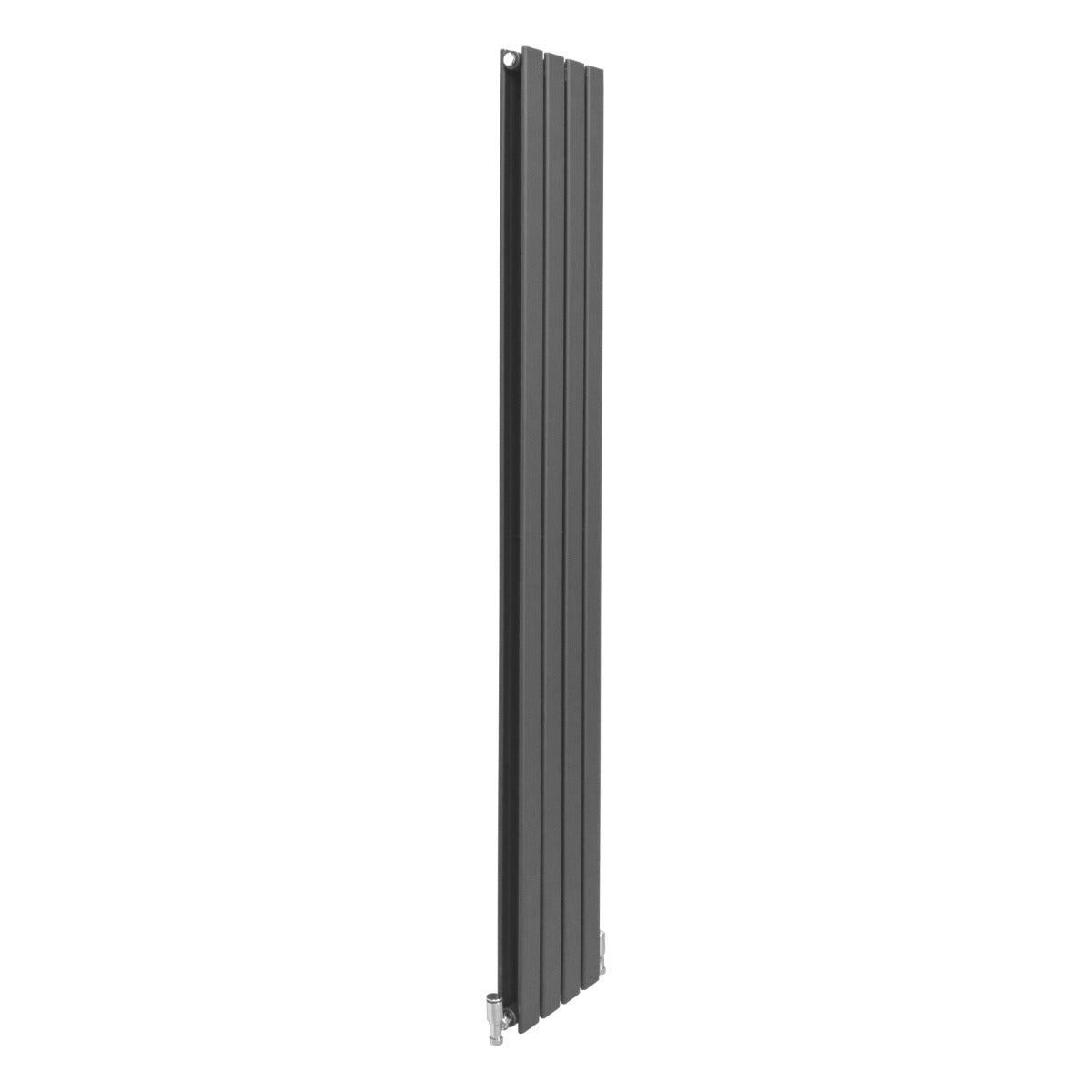 Designer Flat Panel Radiator 1800mm x 280mm Anthracite Grey For Modern Interiors